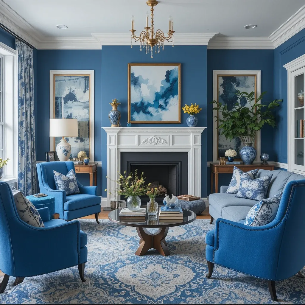 Blue Accent Chairs