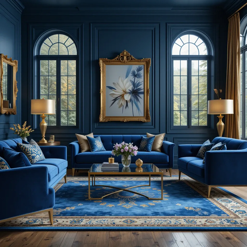 Blue and Gold Color Scheme