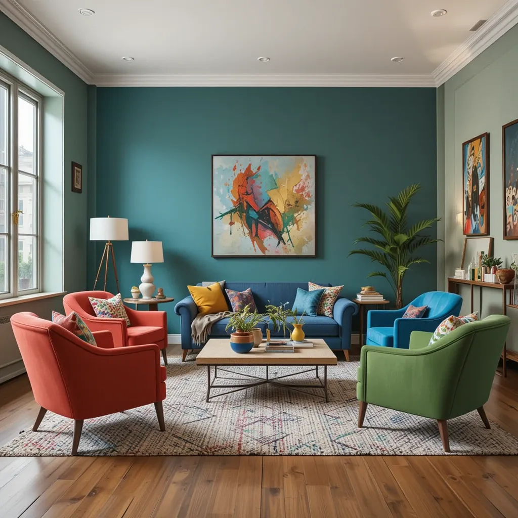 Colored Seating Arrangement