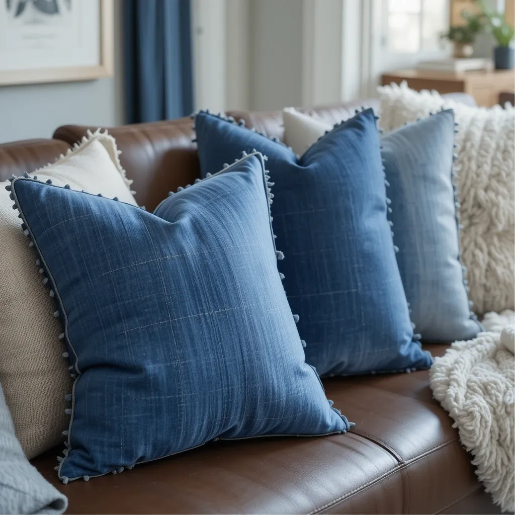 Denim Blue Pillows