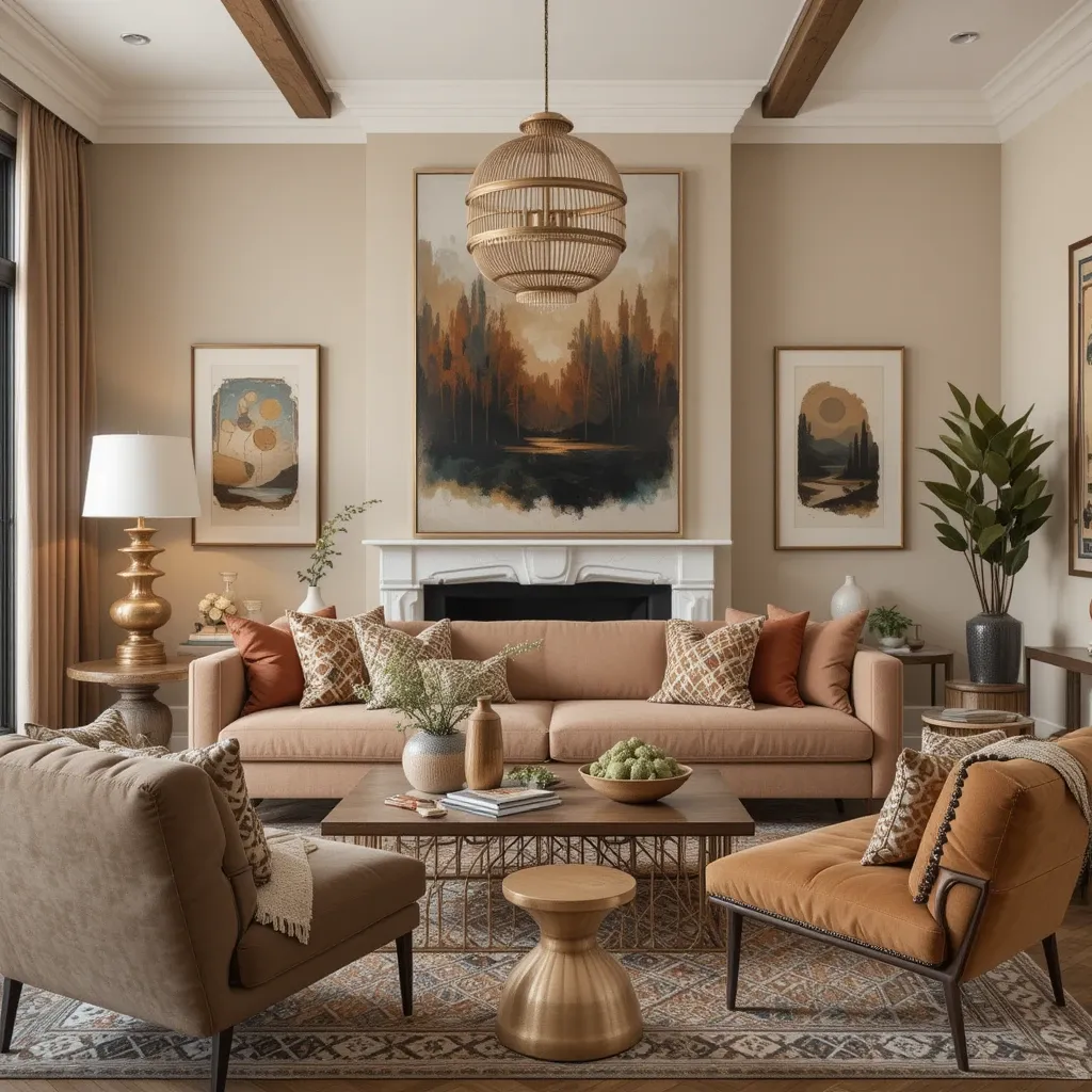 Earthy Tones with Modern Accents