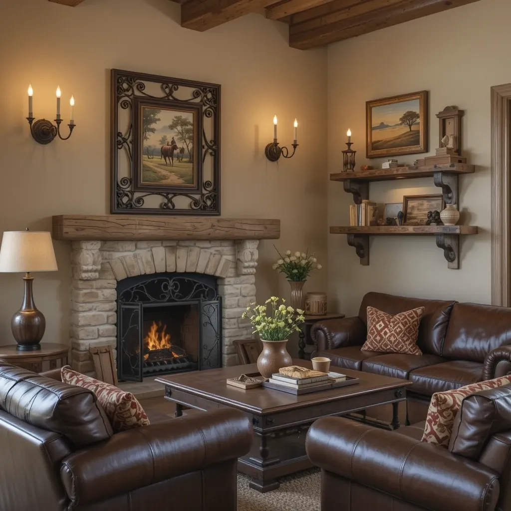 Iron and Wood Accents