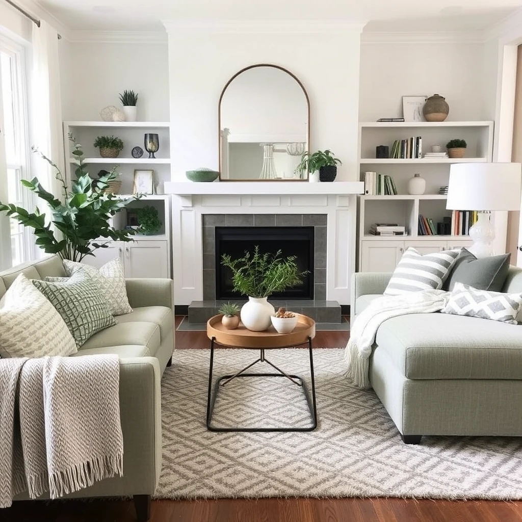 Layer Textures in Sage Green