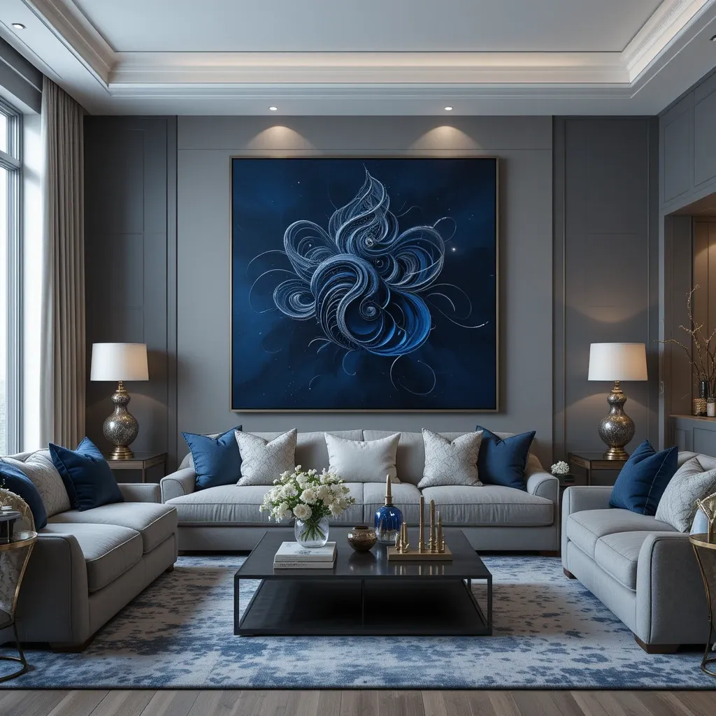 Midnight Blue Wall Art