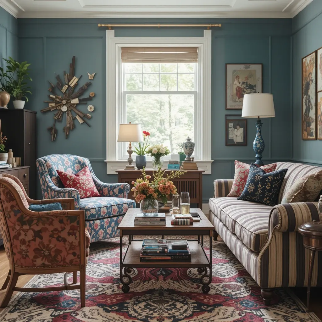 Mixing Upholstery Styles