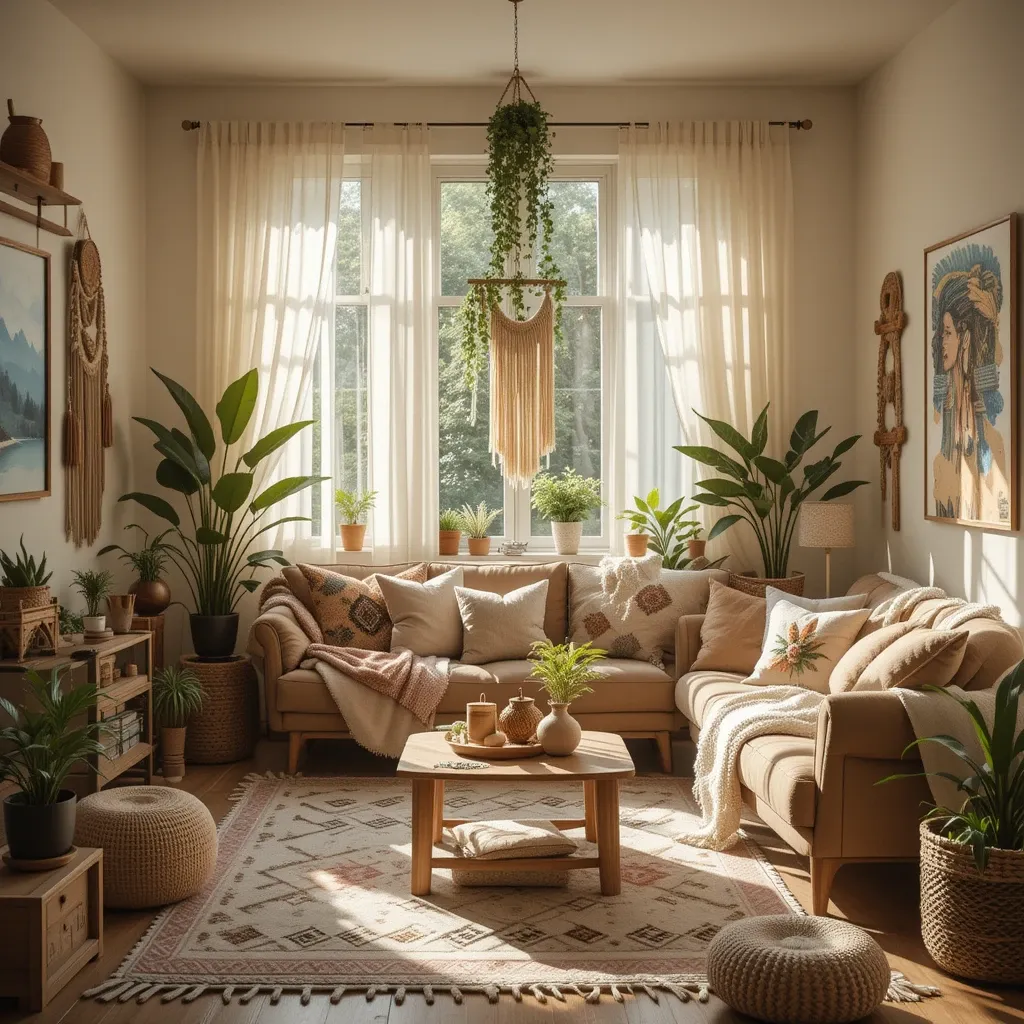 Natural Light with Sheer Curtains