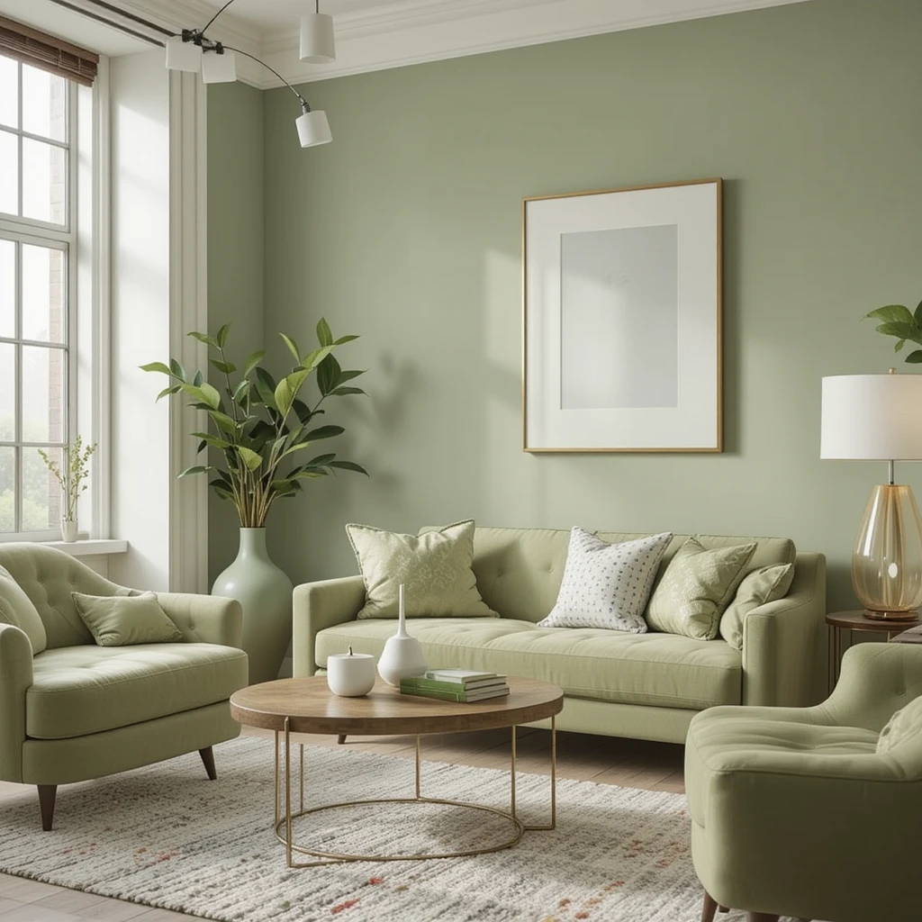 Opt for Minimalist Sage Green Decor