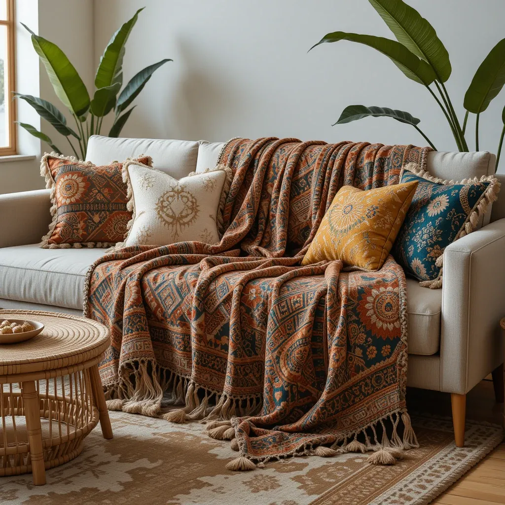 Patterned Throw Blankets