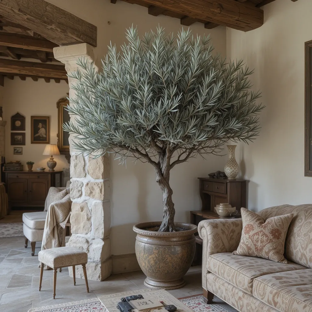 Potted Olive Trees
