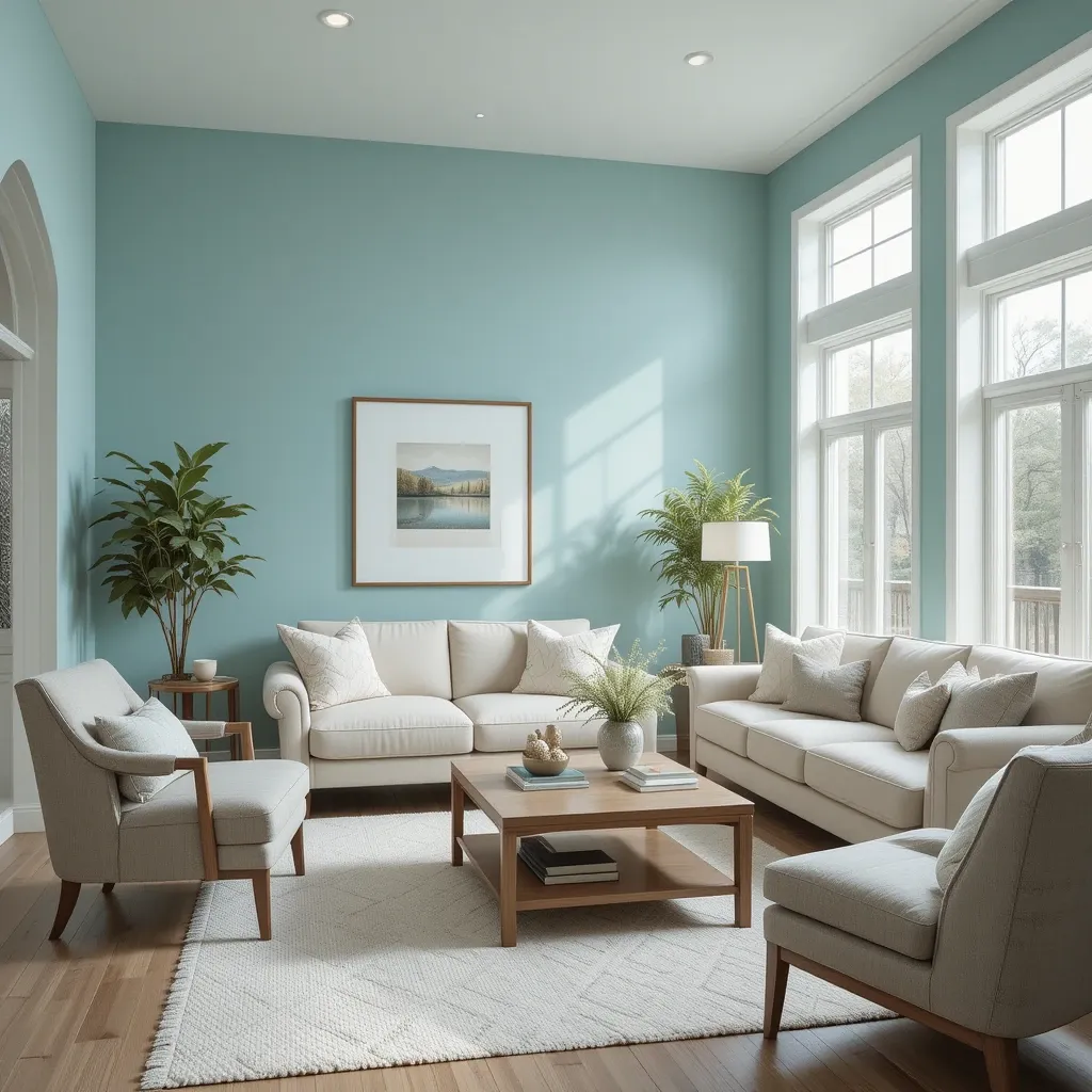 Powder Blue Walls