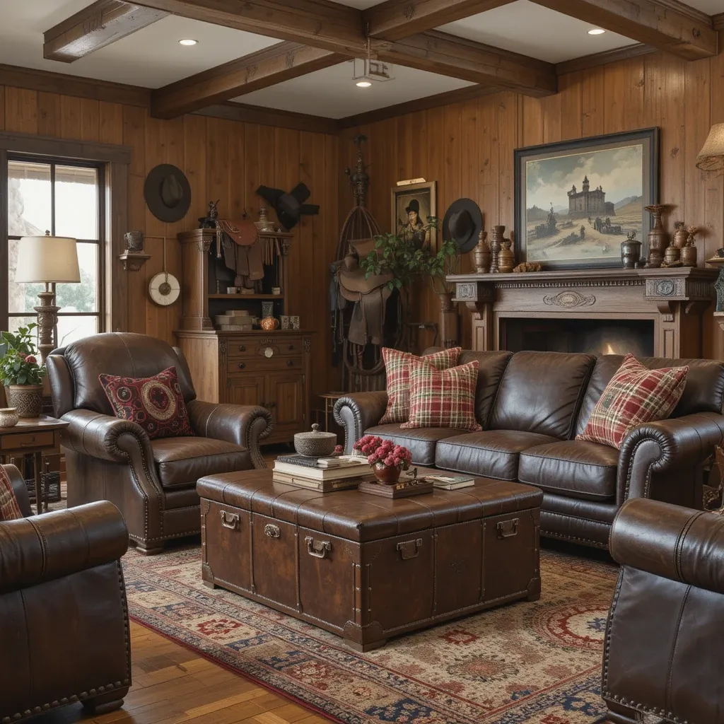Rugged Leather Storage Bins