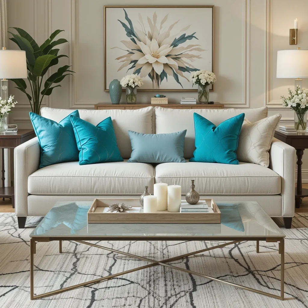 Turquoise Throw Pillows