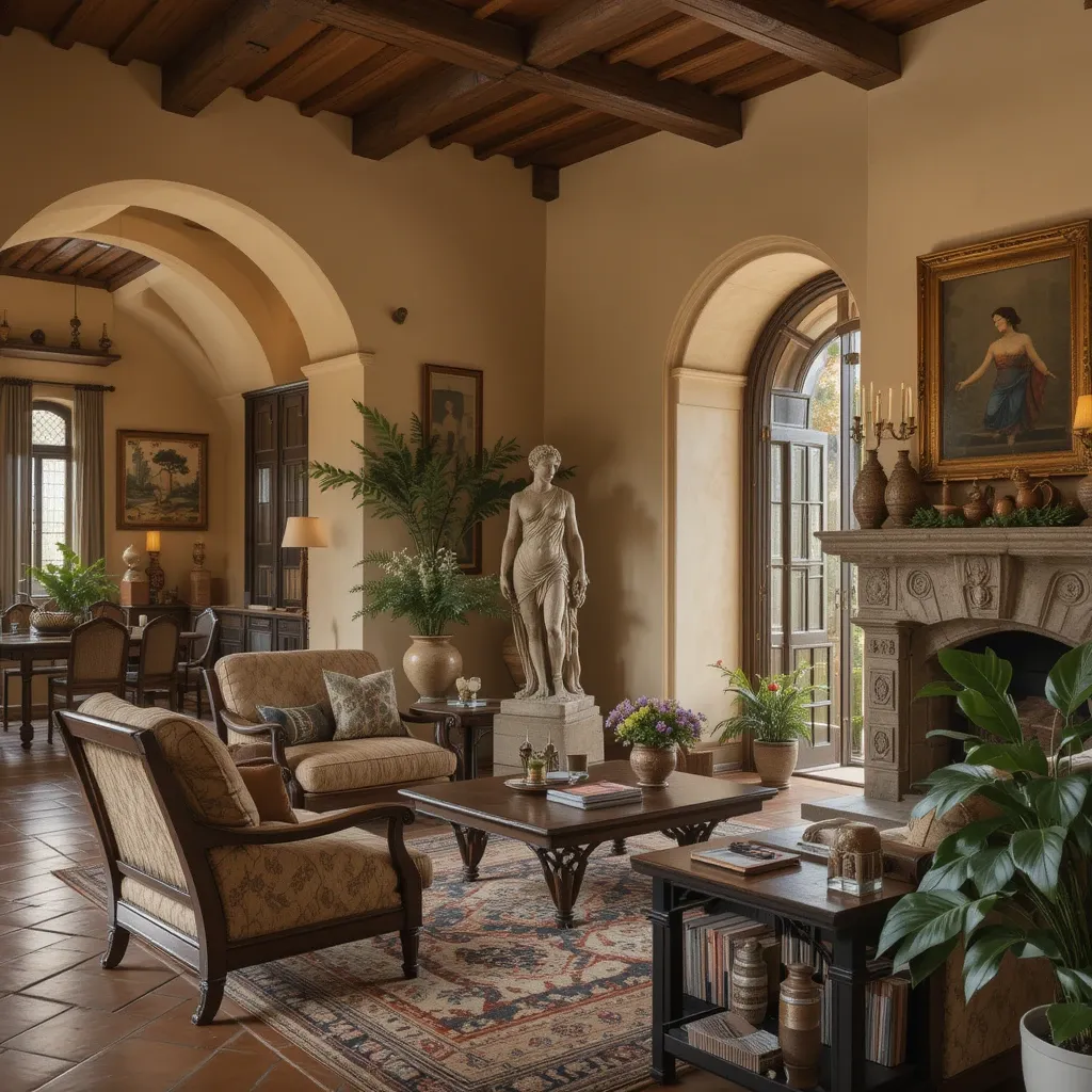 Tuscan-Inspired Sculptures