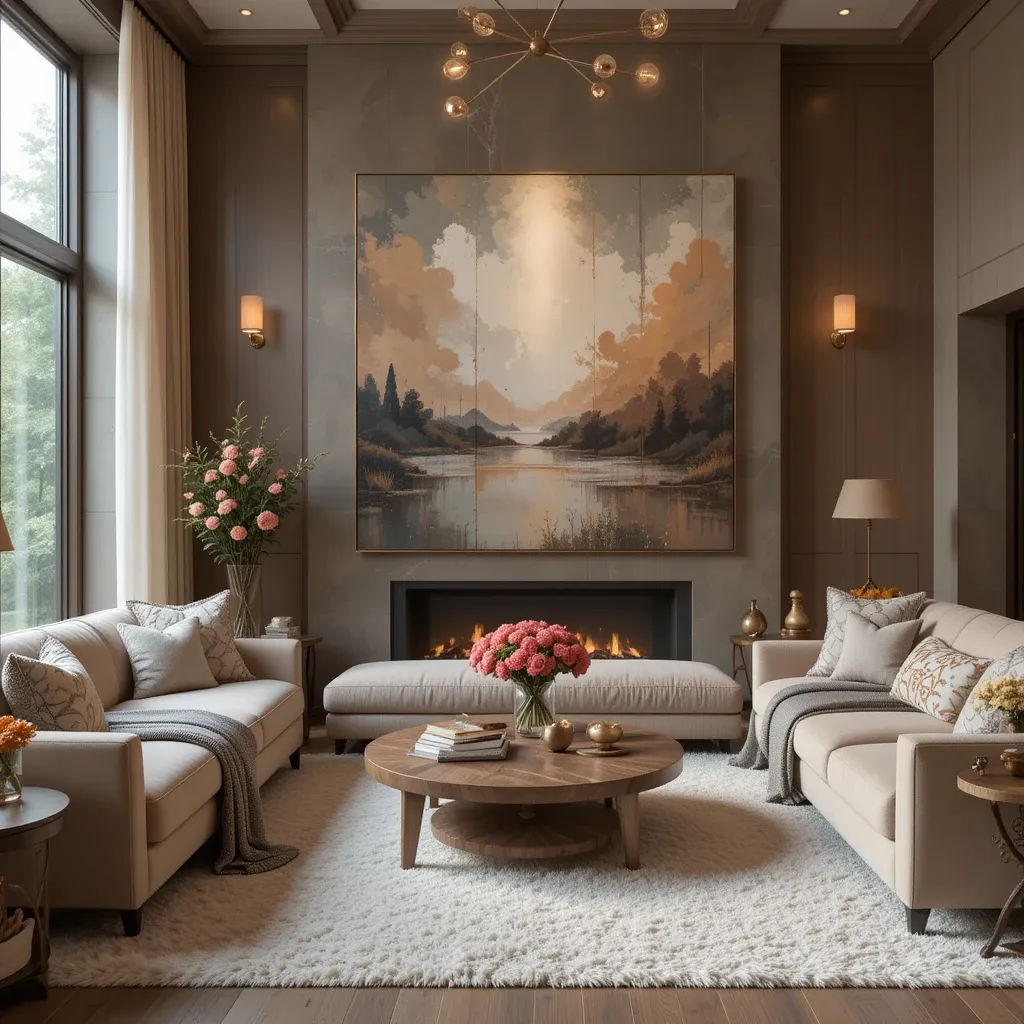 Use Oversized Art Pieces