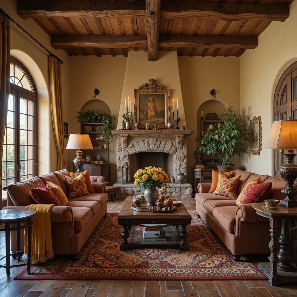 Vibrant Fabric Accents