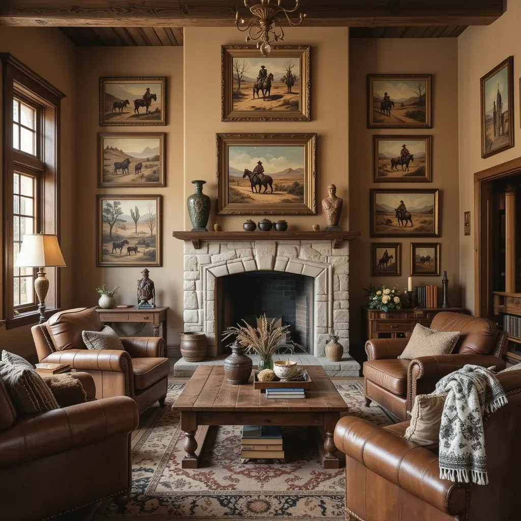 Vintage Western Artwork