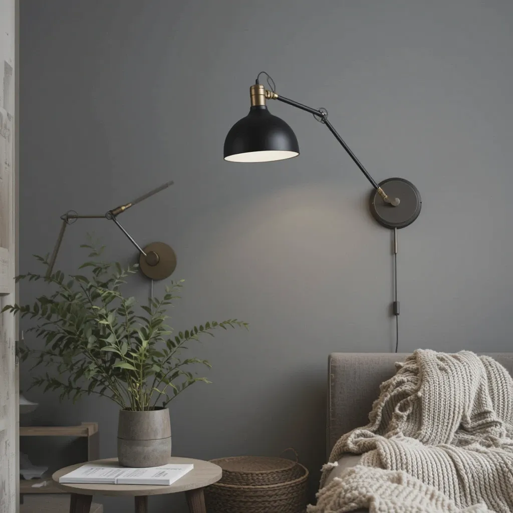 Adjustable Swing Arm Wall Lamp