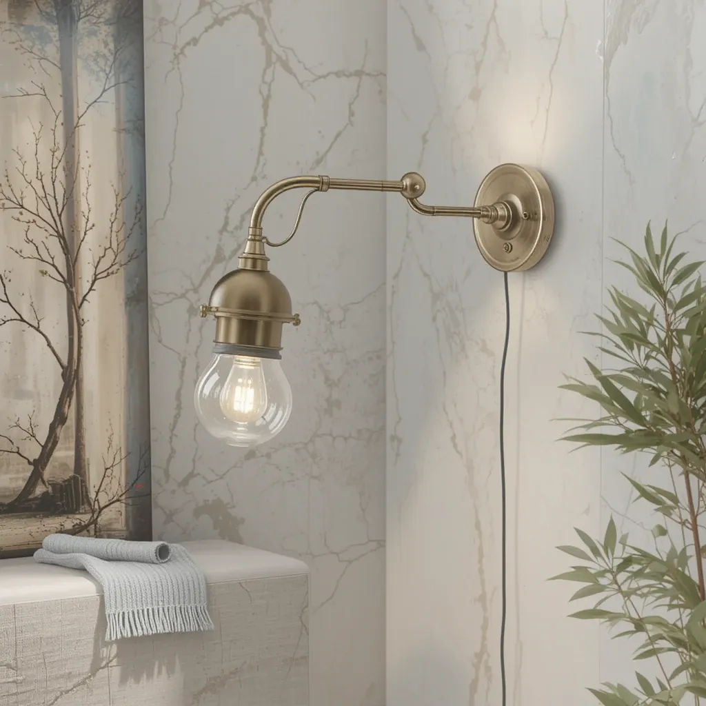 Adjustable Swing-Arm Wall Sconce