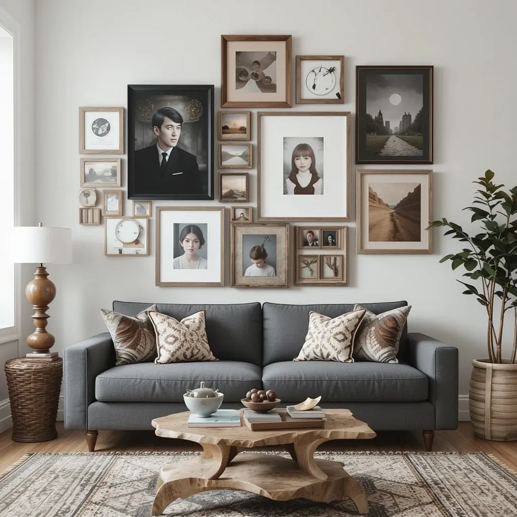 Asymmetrical Gallery Wall