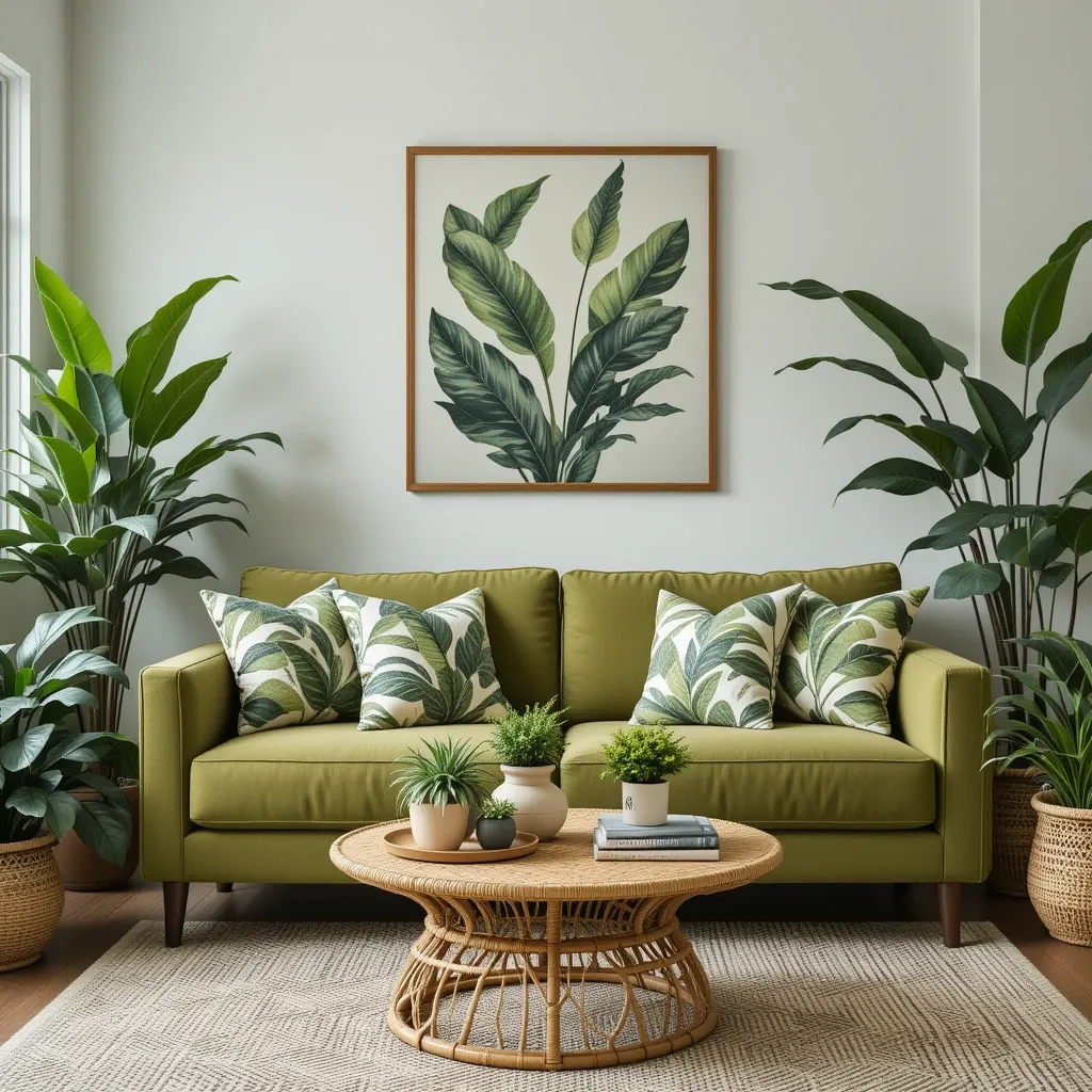 Botanical Haven with Mossy Hues