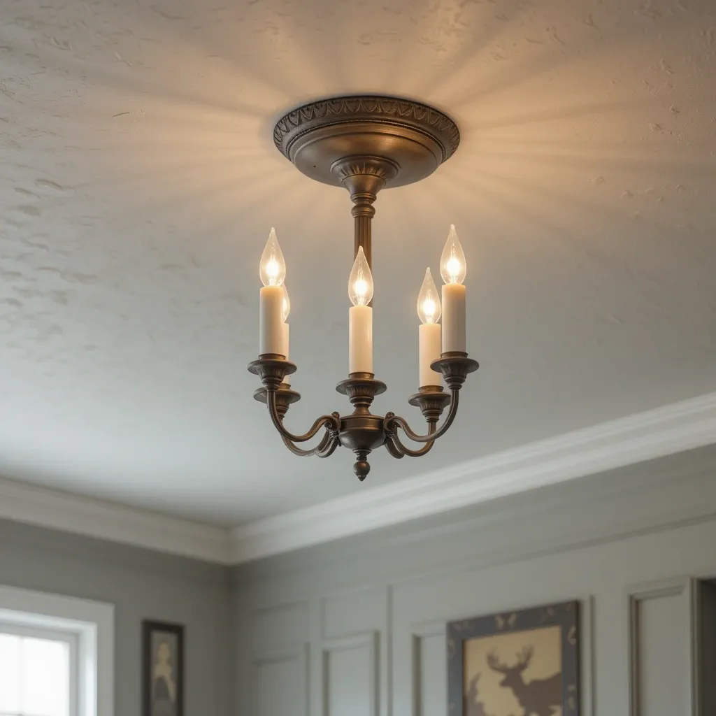 Candle-Style Flush Mount