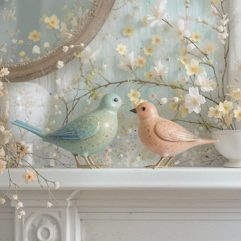 Ceramic or Glass Birds