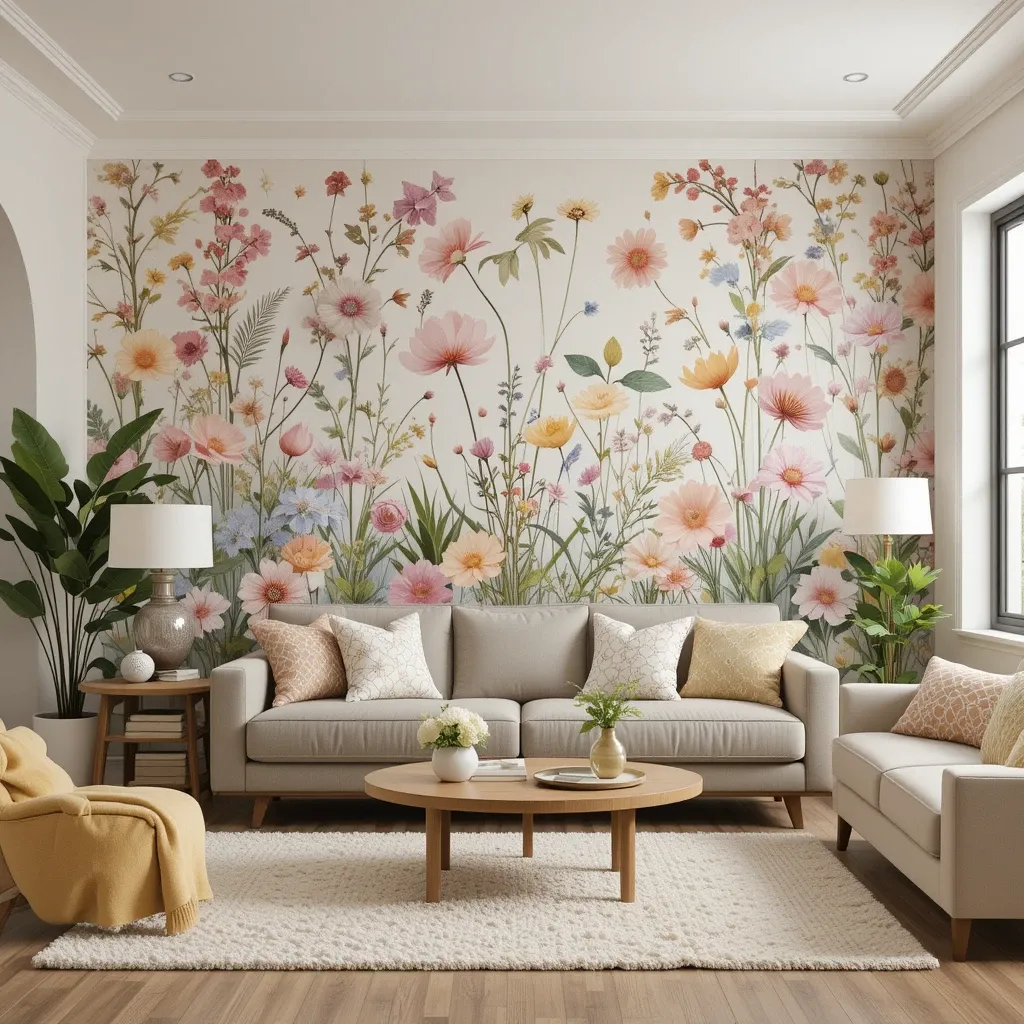 Choose Floral or Botanical Wallpaper