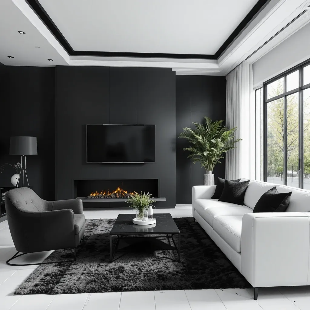 Contrast Between Matte and Glossy Finishes