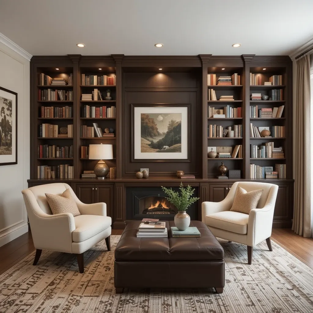 Cozy Library Nook