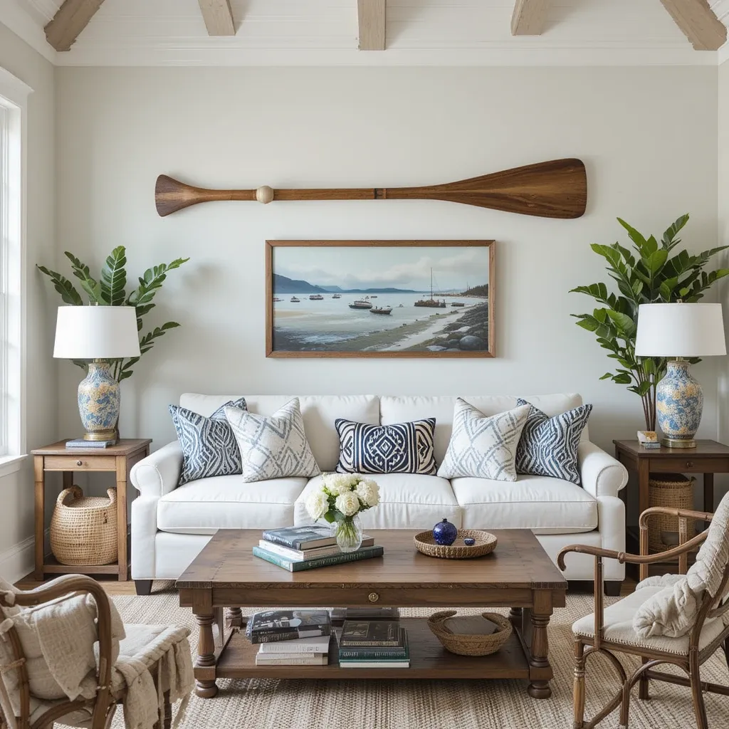 Decorative Oars as Wall Art