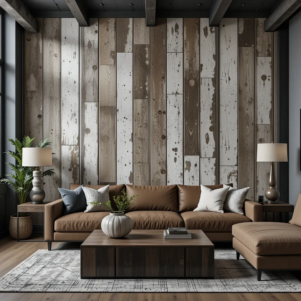 Distressed Wood Paneling