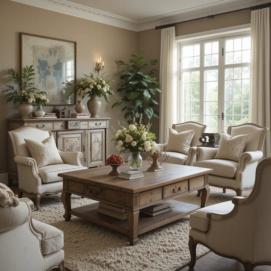 Distressed Wooden Furniture