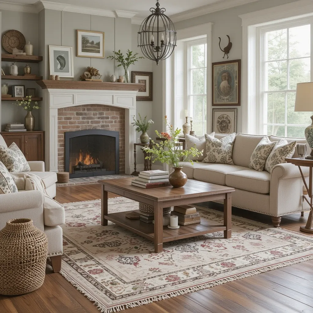 Farmhouse-Style Rug