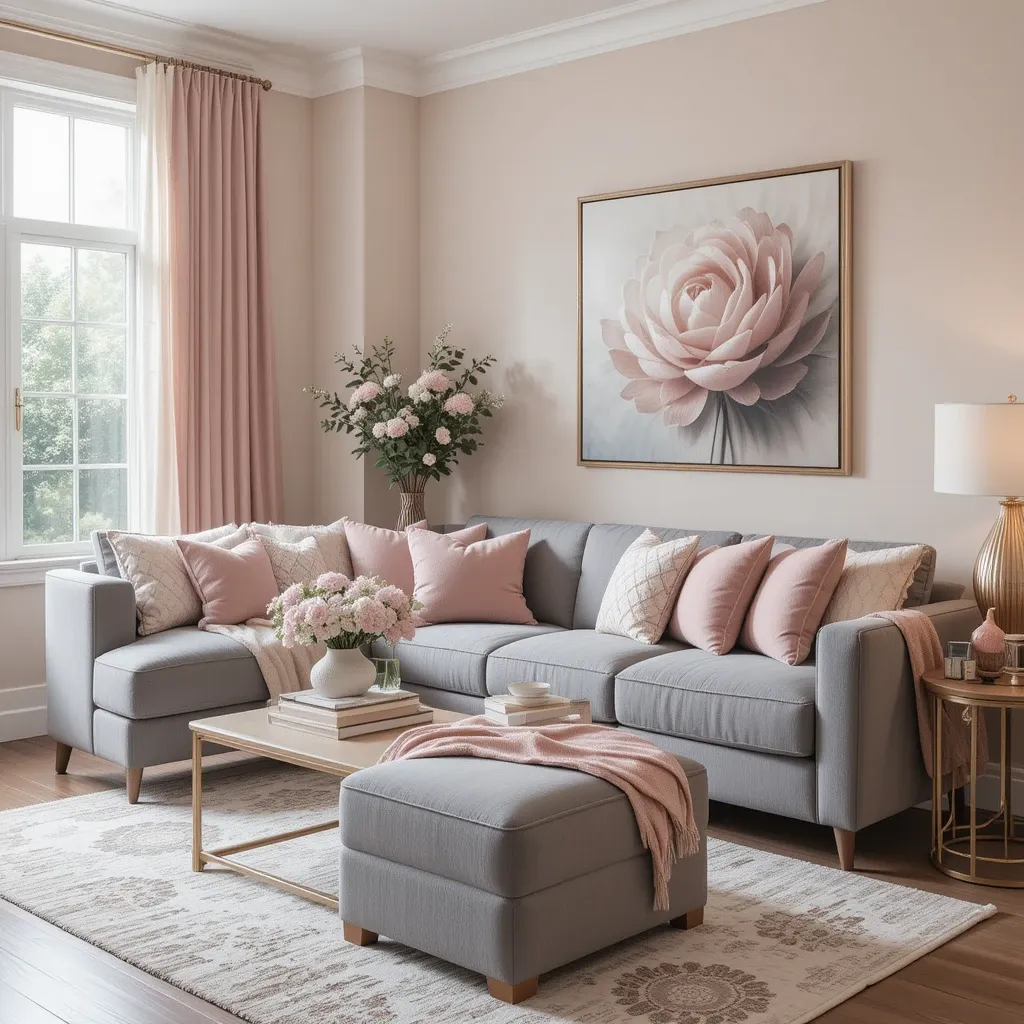 Feminine Touch with Blush Tones