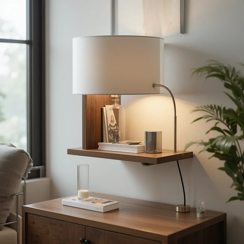 Floating Shelf Lamp