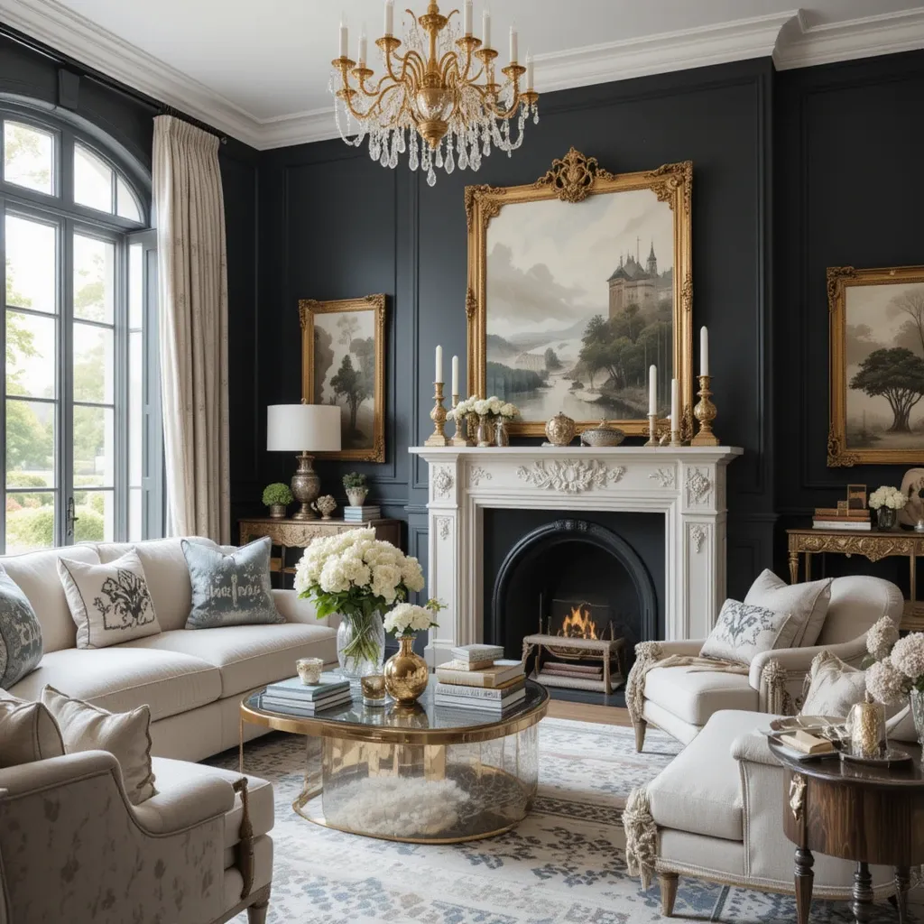 Gilded Frames and Accents