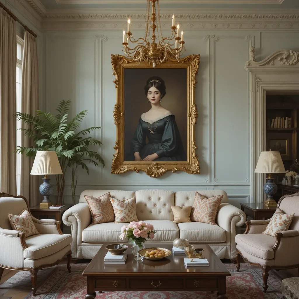 Gold-Framed Portraits