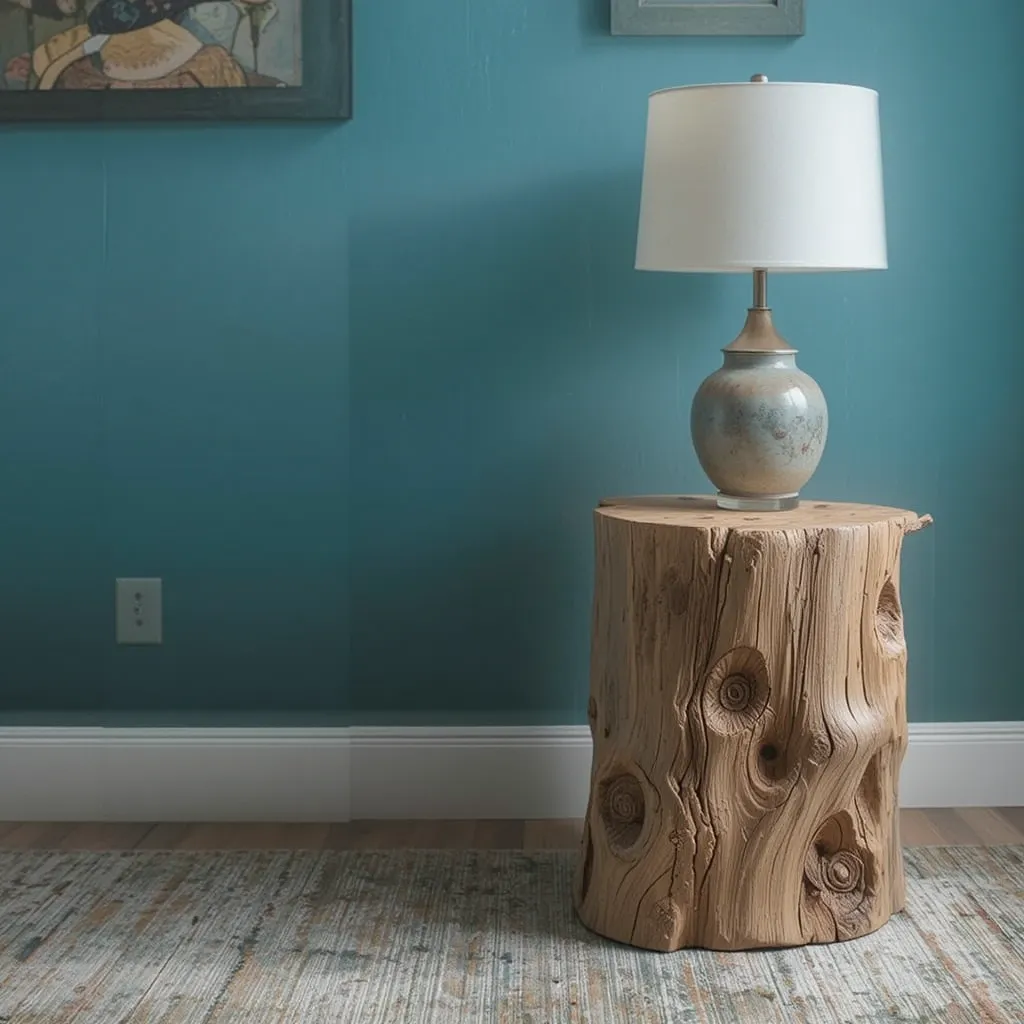 Handcrafted Wooden Side Tables