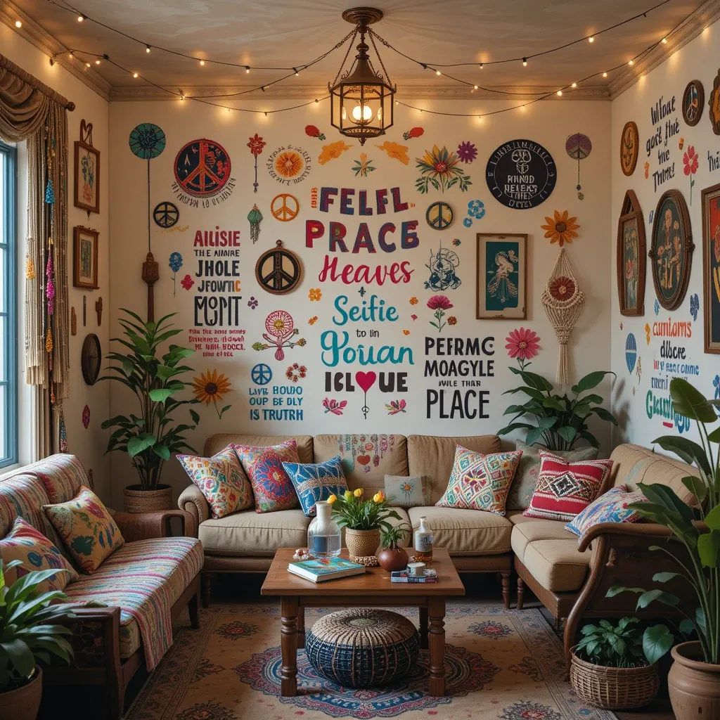 Hippie Wall Decals