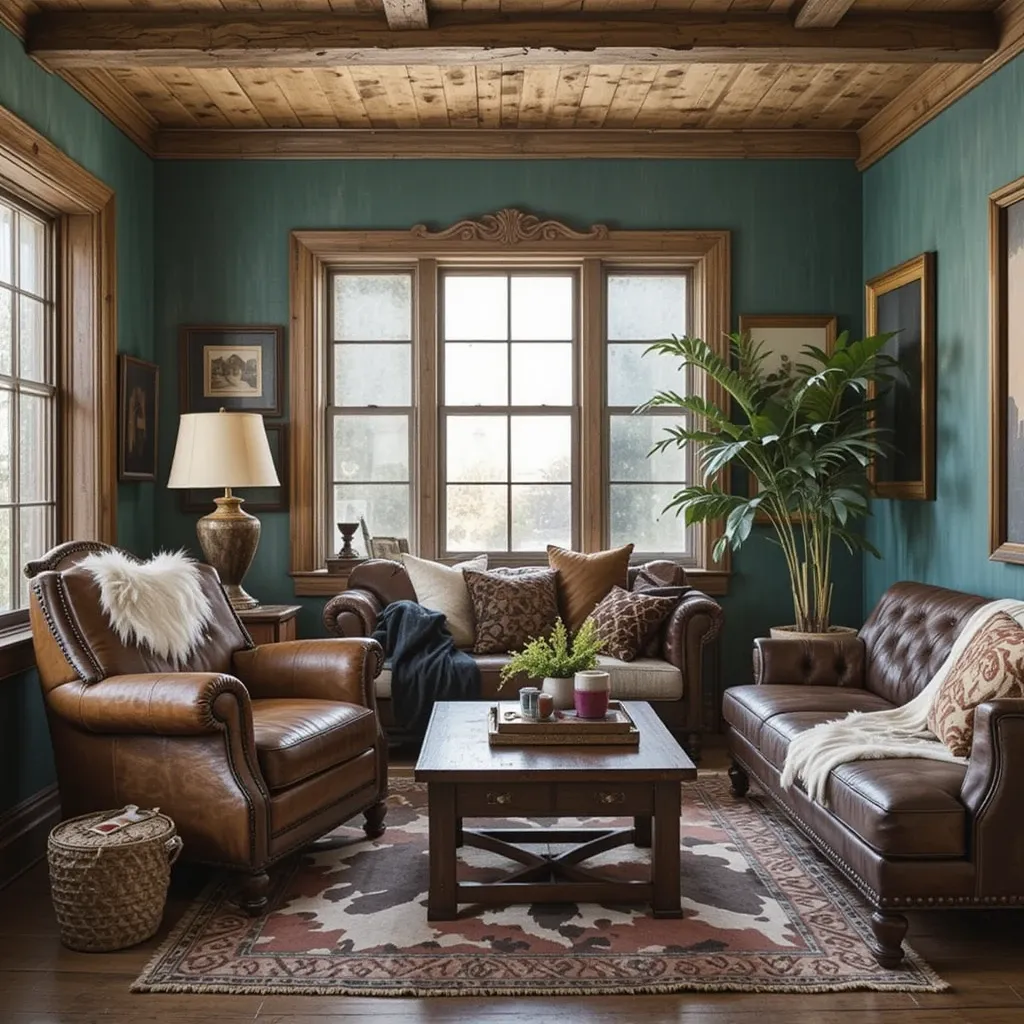 Leather and Cowhide Seating