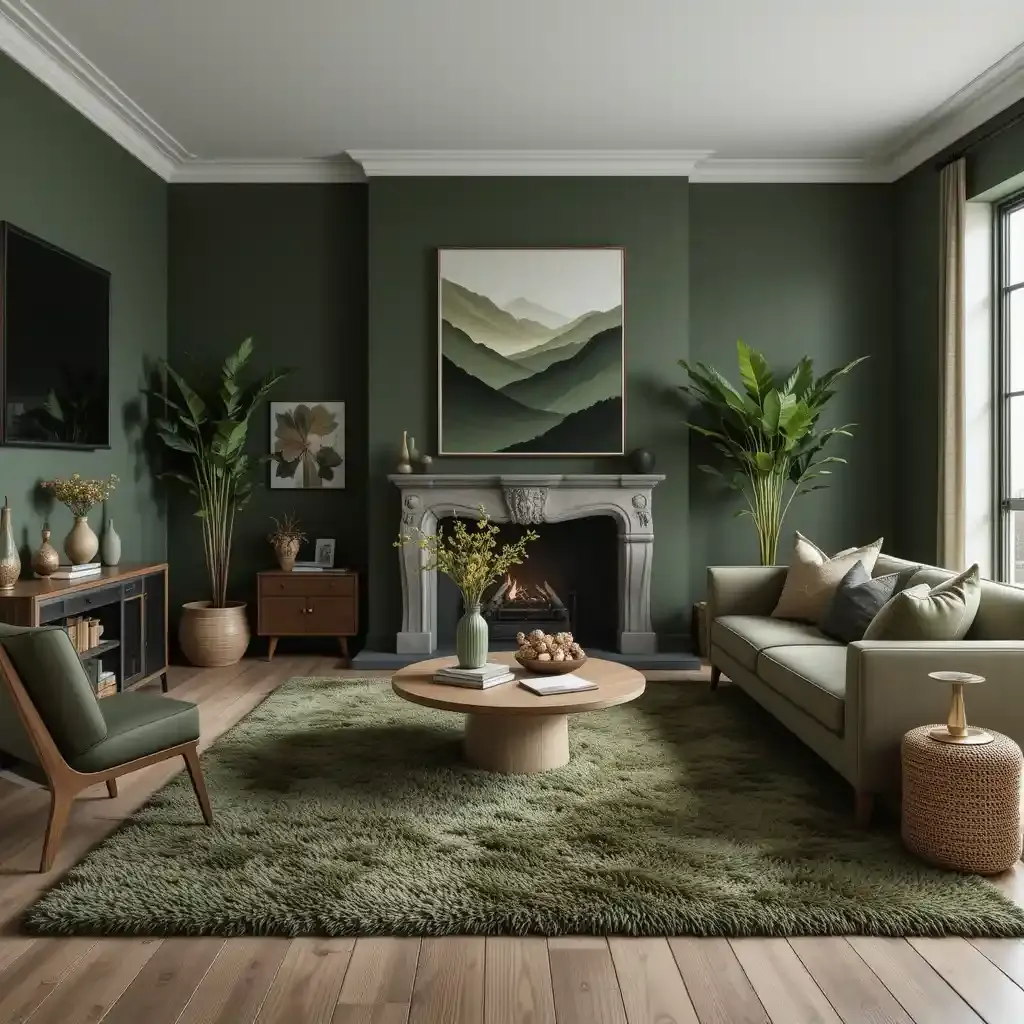 Lush Green Area Rug