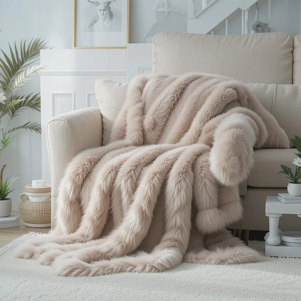 Luxe Faux Fur Throws