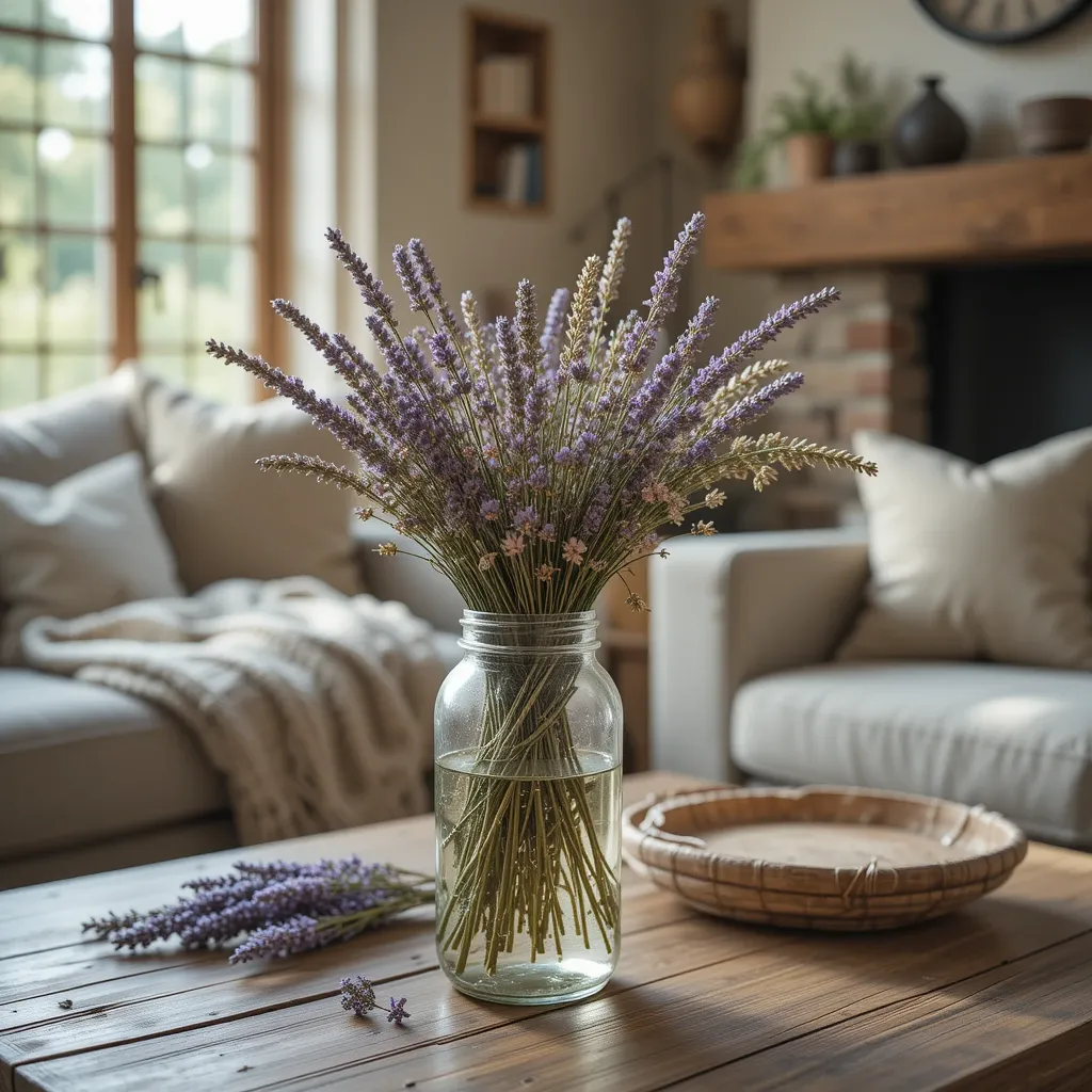 Mason Jar Vases for Rustic Charm