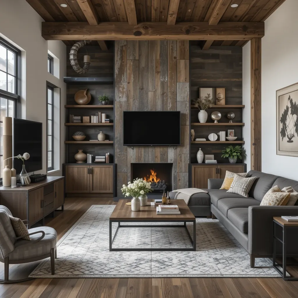 Metal and Wood Combination