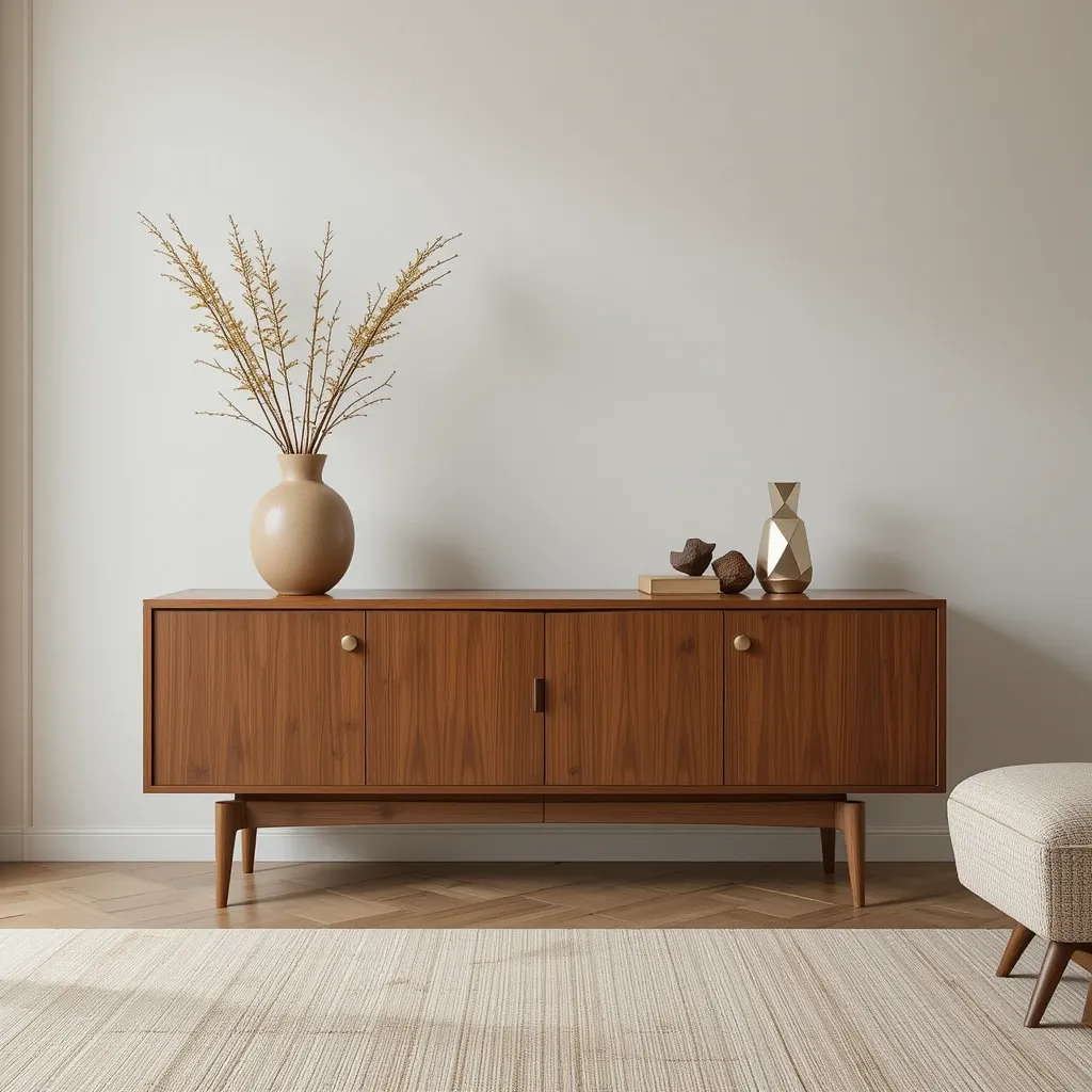 Mid-Century Modern Console Table