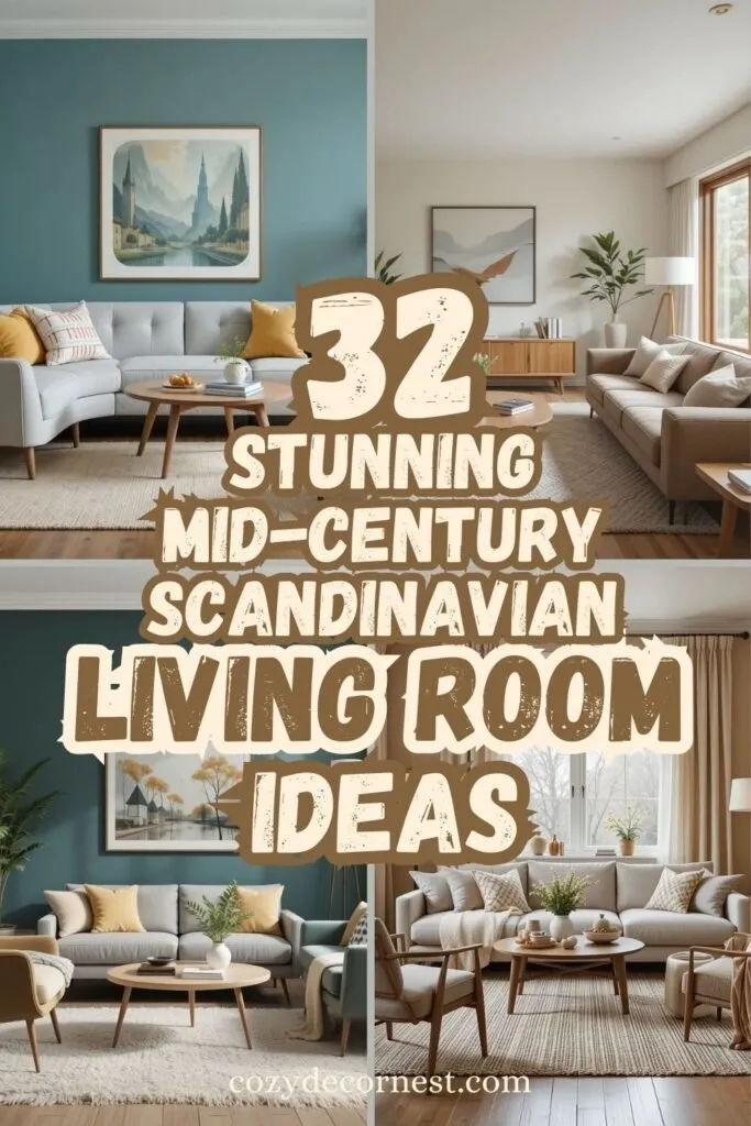 Mid-Century Scandinavian Living room