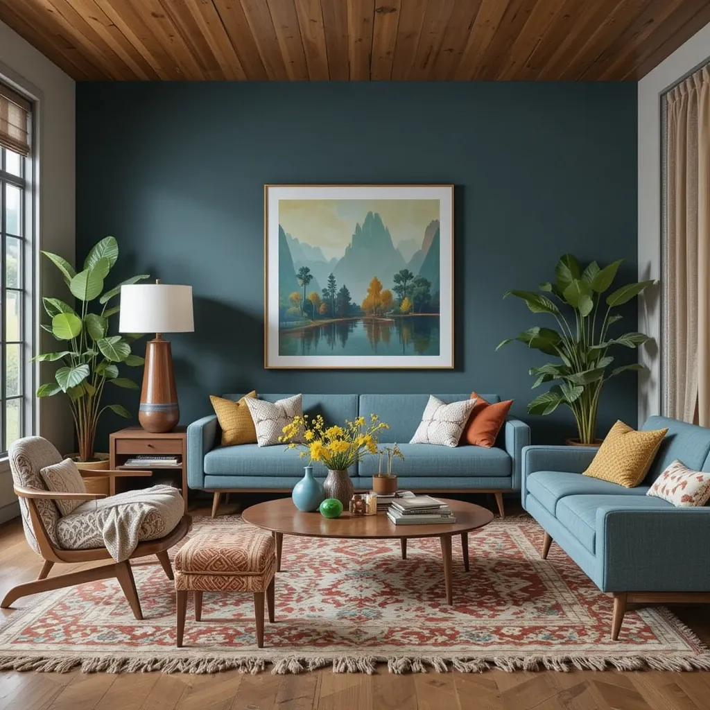 Mid-Century Wooden Accents