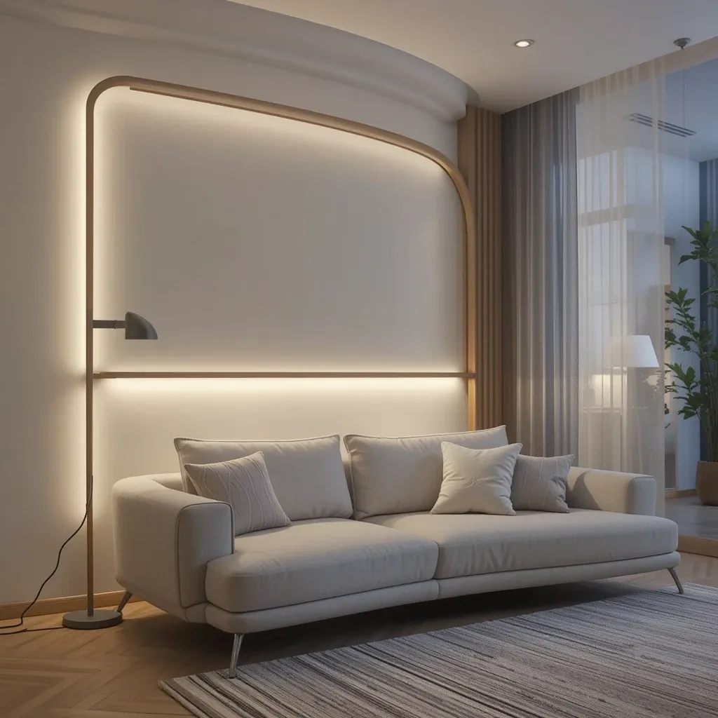 Minimalist LED Strip Lamp