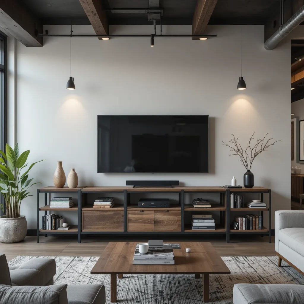 Minimalist Media Console