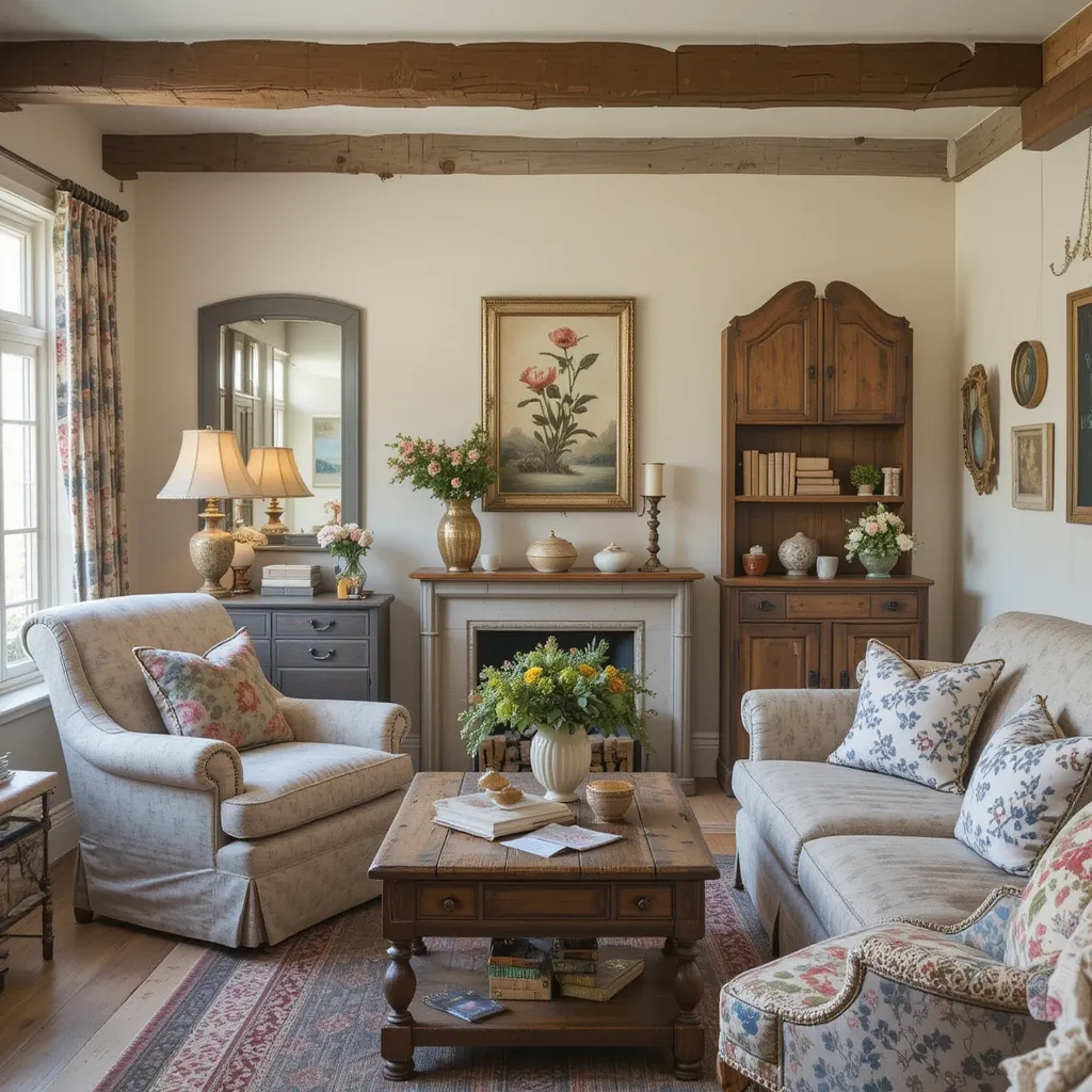 Mismatched Furniture for a Cozy Feel